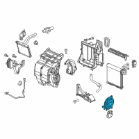 OEM 2019 Honda HR-V Motor Assembly, Mode Diagram - 79140-T5R-A41