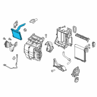 OEM 2019 Honda HR-V Core, Heater Diagram - 79110-T5R-A01