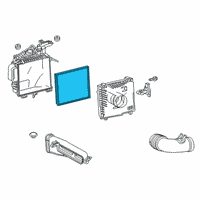 OEM 2009 Lexus IS F Air Cleaner Filter Element Sub-Assembly Diagram - 17801-38021