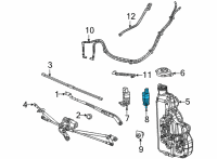 OEM Jeep Grand Wagoneer PUMP-WASHER, WINDSHIELD Diagram - 68507273AA