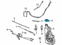 OEM 2011 Ram 1500 Cap-Washer Reservoir Diagram - 68382361AA