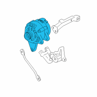 OEM 1998 Buick Regal GENERATOR Assembly (Remanufacture)(Cs130D-100) Diagram - 10464072