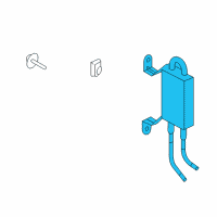 OEM Ford Transit-150 Power Steering Oil Cooler Diagram - CK4Z-3D746-A