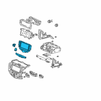 OEM 2005 Honda Accord Base Assy., Power Diagram - 39170-SDA-A41