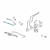 OEM Pontiac Solstice Front Blade Diagram - 15214346