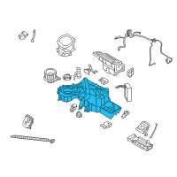 OEM 2010 Ford F-150 AC & Heater Assembly Diagram - AL3Z-19850-W