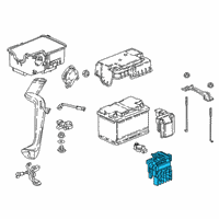 OEM Acura MDX Sensor Assembly, Battery Diagram - 38920-TJB-A02