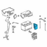 OEM Honda COVER, BATTERY (LN3) Diagram - 31531-THR-A31