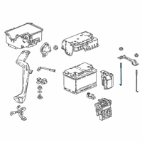 OEM 2018 Acura TLX Bolt (235MM) Diagram - 31513-T2A-A00