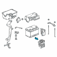 OEM 2019 Honda Odyssey Terminal Assy., Battery Fuse Diagram - 38240-THR-A01