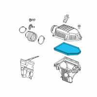 OEM 2016 Dodge Challenger Filter-Air Diagram - 68172459AA