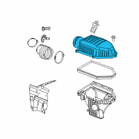 OEM 2015 Dodge Challenger Air Cleaner Diagram - 68472544AA