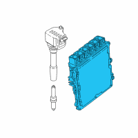 OEM BMW 440i Engine Control Module Diagram - 12-14-8-489-450