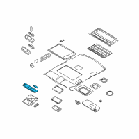 OEM 2001 BMW 540i Mirror Lamp Diagram - 63-31-2-269-512