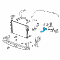 OEM Buick Reservoir Hose Diagram - 39071397