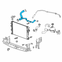 OEM Buick Regal Sportback Lower Hose Diagram - 39071388