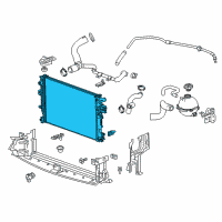 OEM 2019 Buick Regal Sportback Radiator Diagram - 84208067