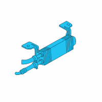 OEM 2005 Ford Focus Transmission Cooler Diagram - 5S4Z-7A095-A