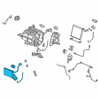 OEM Acura RDX Core Sub-Assembly, Heater Diagram - 79115-TX4-A01