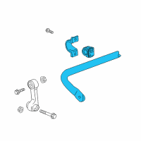 OEM 2017 Chevrolet Malibu Stabilizer Bar Diagram - 84228526