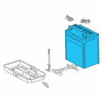 OEM Lexus RX450h Batteries Diagram - 0054435060550