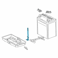 OEM Toyota Hold Down Bolt Diagram - 74407-42010