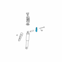 OEM 2016 Chevrolet Traverse Shock Rear Bracket Diagram - 15232950