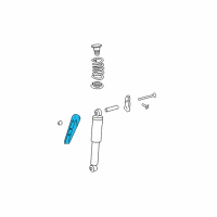 OEM 2015 Chevrolet Traverse Shock Front Bracket Diagram - 15232947