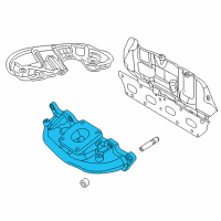 OEM 2018 Jeep Renegade Exhaust Manifold Diagram - 68372089AA