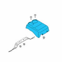 OEM Ford F-350 Super Duty Cup Holder Diagram - BC3Z-25045A36-AA