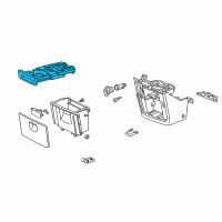 OEM 2005 Honda CR-V Holder Assembly, Cup (Graphite Black) Diagram - 77230-S9A-A01ZA