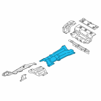 OEM 2019 BMW 530e FUEL TANK HEAT INSULATION Diagram - 51-48-5-A0B-073