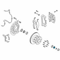 OEM 2017 Ford F-350 Super Duty Wheel Bearings Diagram - CC3Z-1216-A