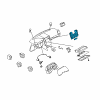 OEM Infiniti Q60 Switch Assy-Preset Diagram - 25391-1UF3A