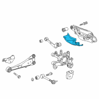 OEM 2017 Lexus NX200t Cover, Lower Control A Diagram - 48737-78010