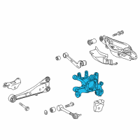 OEM 2015 Lexus NX300h Steering Knuckle Diagram - 4230442020
