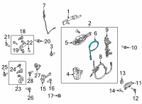 OEM 2021 Ford F-150 CABLE ASY - CONTROL Diagram - ML3Z-15266A46-A