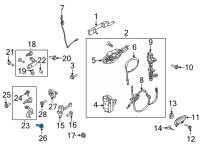 OEM 2020 Ford F-250 Super Duty Upper Hinge Bolt Diagram - -W718988-S439