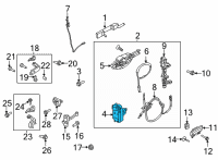 OEM 2022 Ford F-150 LATCH Diagram - ML3Z-15264A26-B