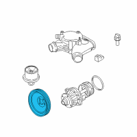 OEM 2012 BMW M3 Pulley Diagram - 11-51-7-838-676