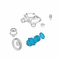 OEM 2008 BMW M3 Water Pump Diagram - 11-51-7-838-201