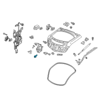 OEM Honda Crosstour Bolt, Tailgate Lock Diagram - 90107-SEY-003