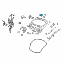 OEM 2011 Acura ZDX HINGE, TAILGATE Diagram - 68210-SZN-A03ZZ