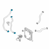 OEM 2022 Hyundai Santa Fe Clip-Hose Diagram - 14720-13806-S