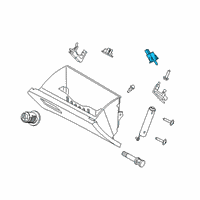 OEM 2021 Ford Ranger Glove Box Lamp Diagram - EB3Z-14413-AA