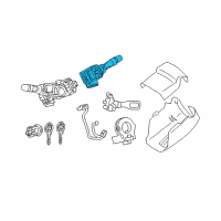 OEM Toyota Wiper Switch Diagram - 84652-02610