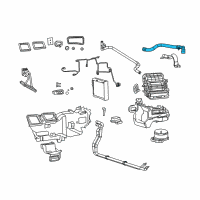 OEM Dodge Ram 3500 Hose-Heater Diagram - 55056966AA