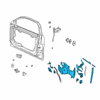 OEM 1997 Oldsmobile Cutlass Lock Module Diagram - 22723562