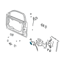 OEM Buick Terraza Motor Asm-Front Side Door Window Regulator Diagram - 22702140
