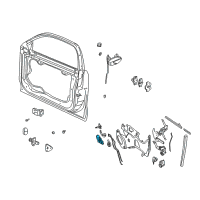 OEM Oldsmobile Cutlass Supreme Motor Asm-Front Side Door Window Regulator Diagram - 22702140